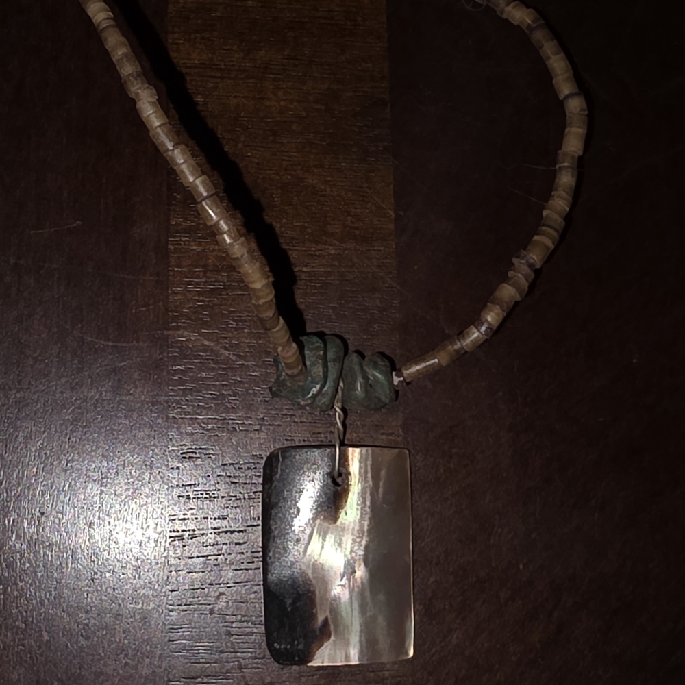 Sterling Silver Beaded Necklace With Stunning African Bead Bracelet - Picture 9 of 13